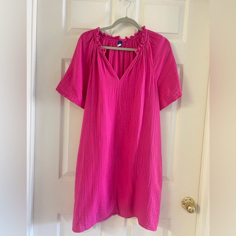 Old Navy Vibrant Fuchsia Mini Dress